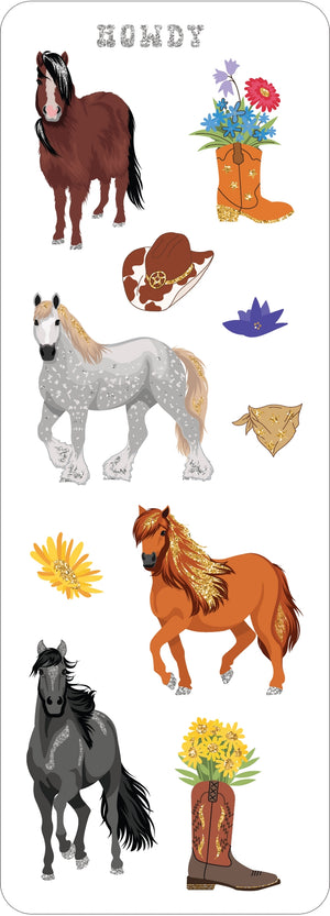 Horses Sticker Set