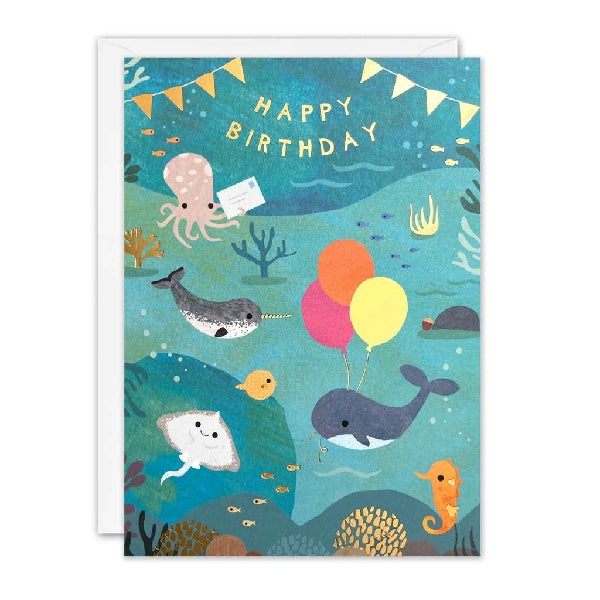 Sea Party Birthday Card
