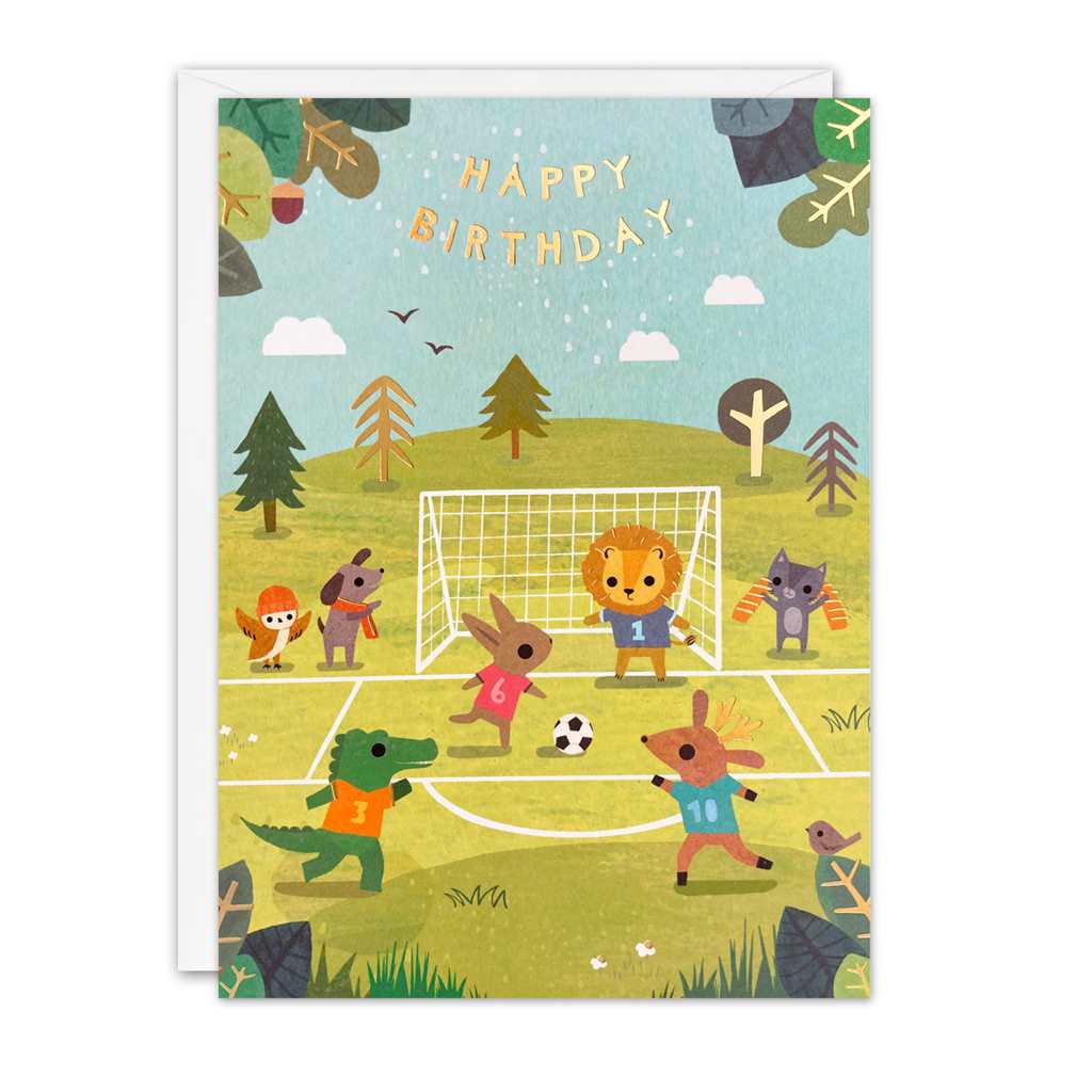Football Friends Birthday Card