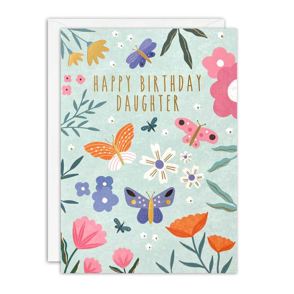 Butterfly Daughter Relative Birthday Card