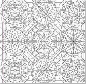 Kaleidoscope Designs Colouring Book