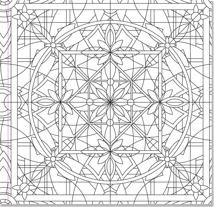 Kaleidoscope Designs Colouring Book