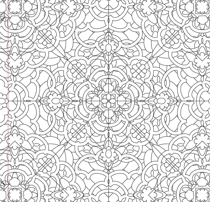 Kaleidoscope Designs Colouring Book