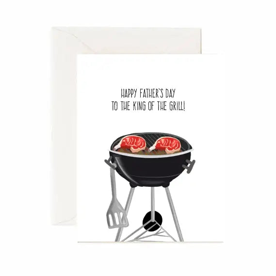 King Of The Grill Father's Day Card