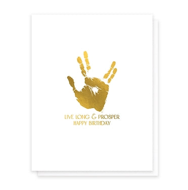 Live Long & Prosper Birthday Card