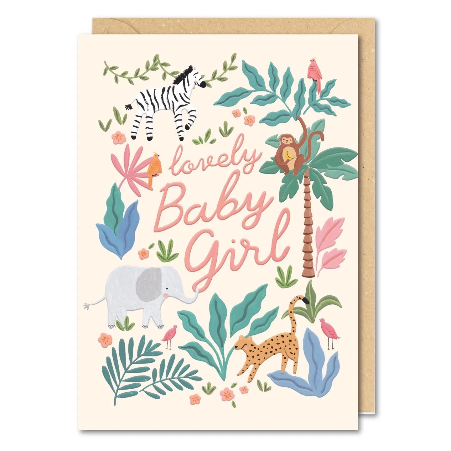 Lovely Baby Girl Baby Card