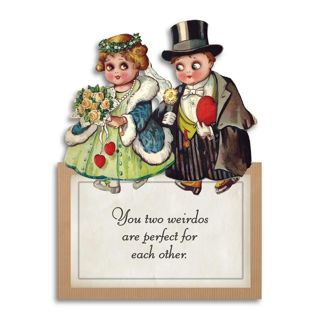 Perfect Weirdos Wedding Card