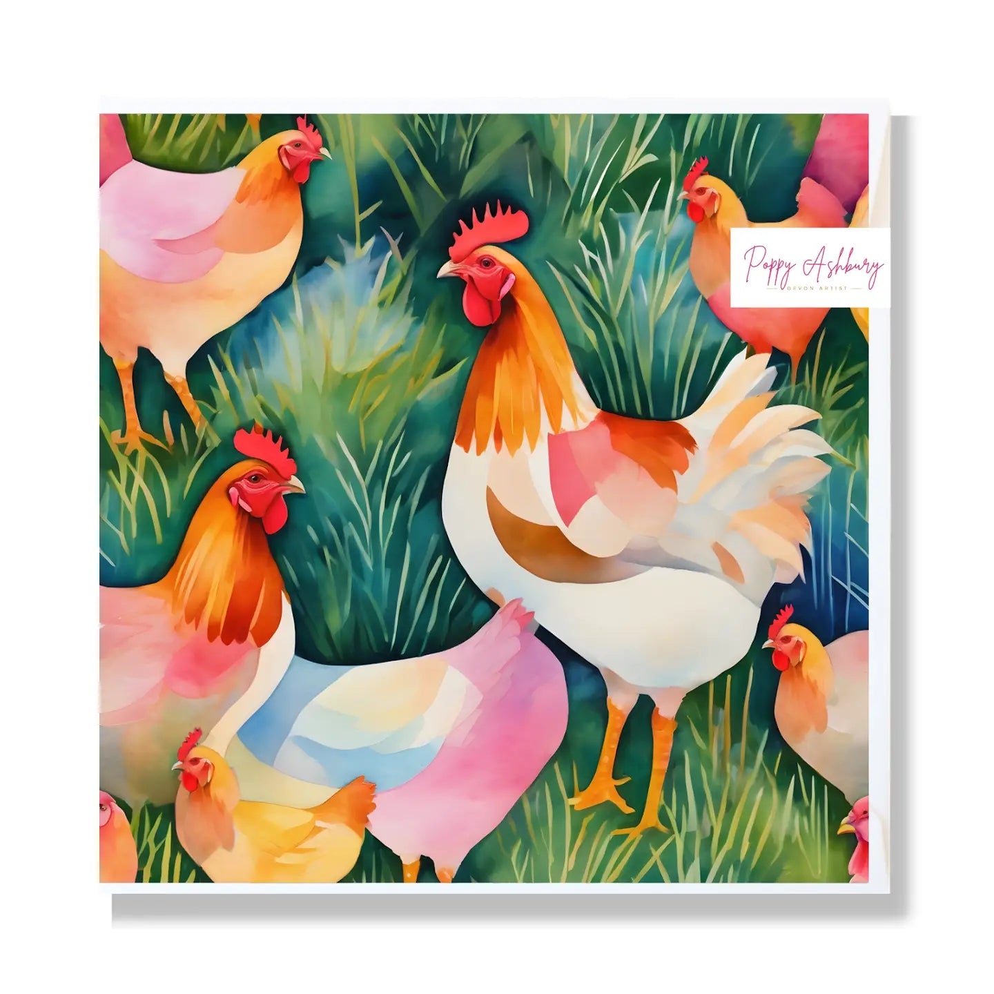 Morning Cluck Blank Art Card