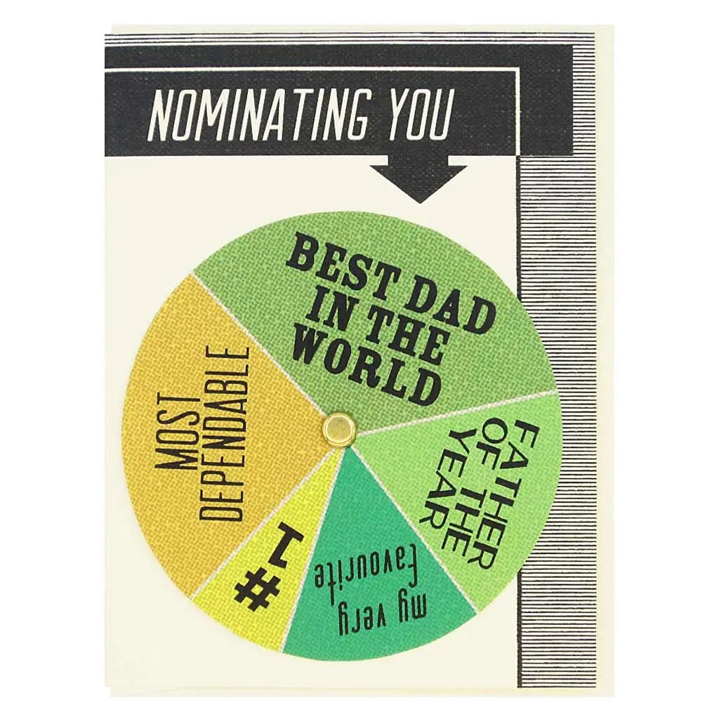 Nominating You Father of The Year Father's Day Card