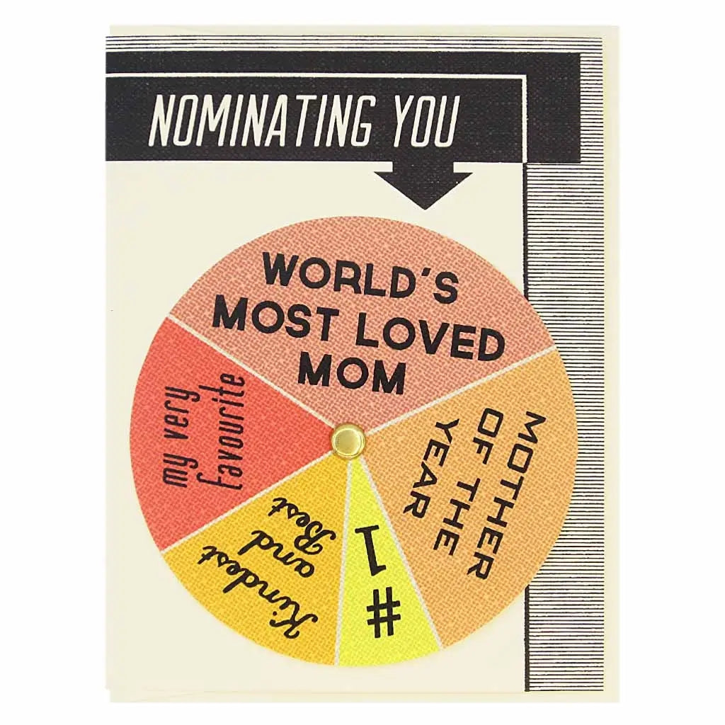 Nominating You Kindest and Best Mother's Day Card