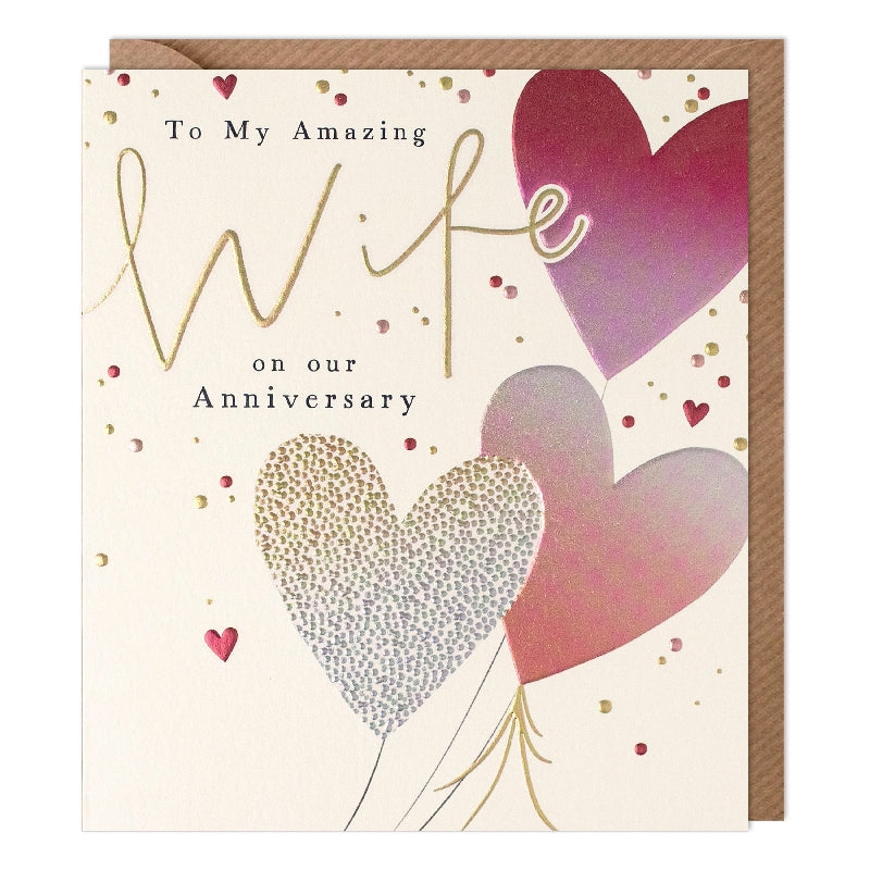Amazing Wife Anniversary Card
