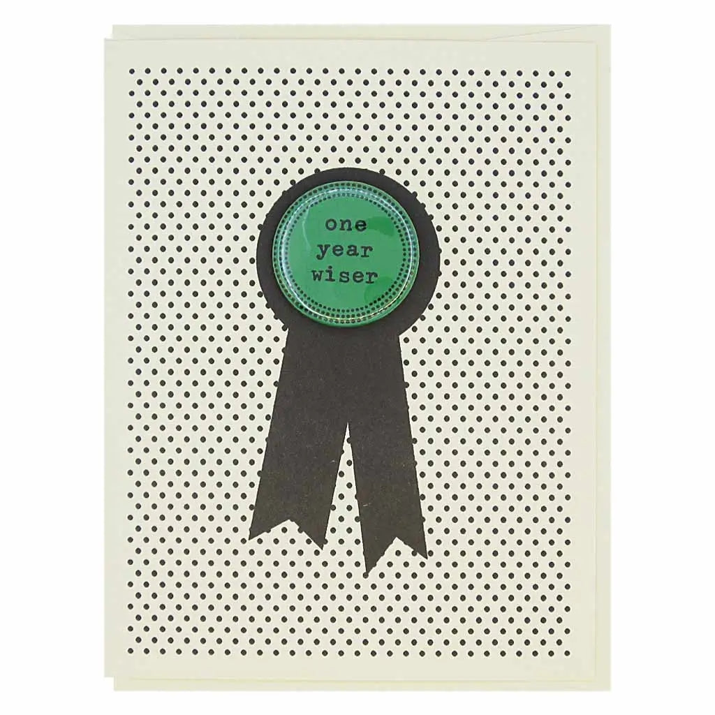 One Year Wiser Birthday Card