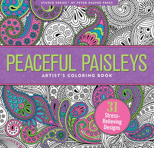 Peaceful Paisleys Colouring Book