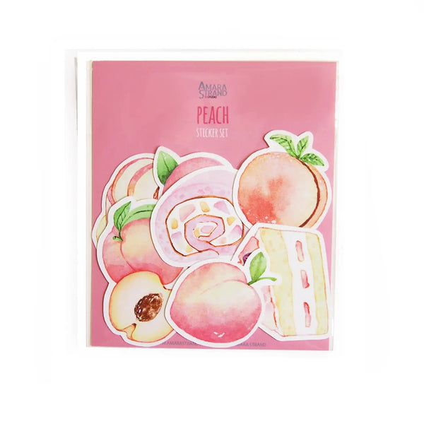 Peach Sticker Set | Stickers | The Gifted Type