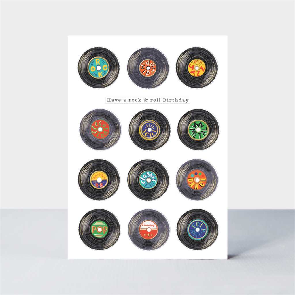 Rock & Roll Birthday Card