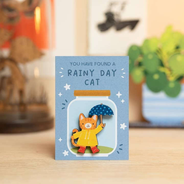 Dapple & Dot Pin | Rainy Day Cat
