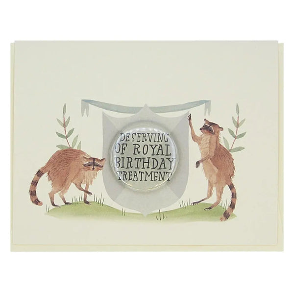 Royal Raccoons Card | Birthday Cards | The Gifted Type