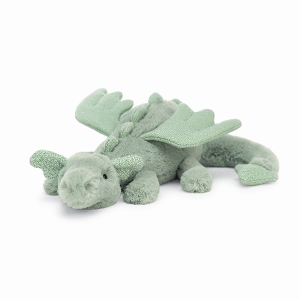 Jellycat Sage Dragon Little Plush
