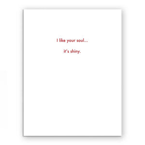 Shiny Soul Doll Blank Humour Card