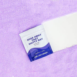 Peace, Love & Sarcasm Epsom Salt Bath Soak | Shitty Day