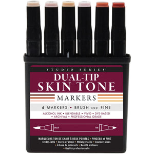 Skin Tone Dual-Tip Marker Set
