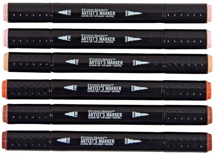 Skin Tone Dual-Tip Marker Set
