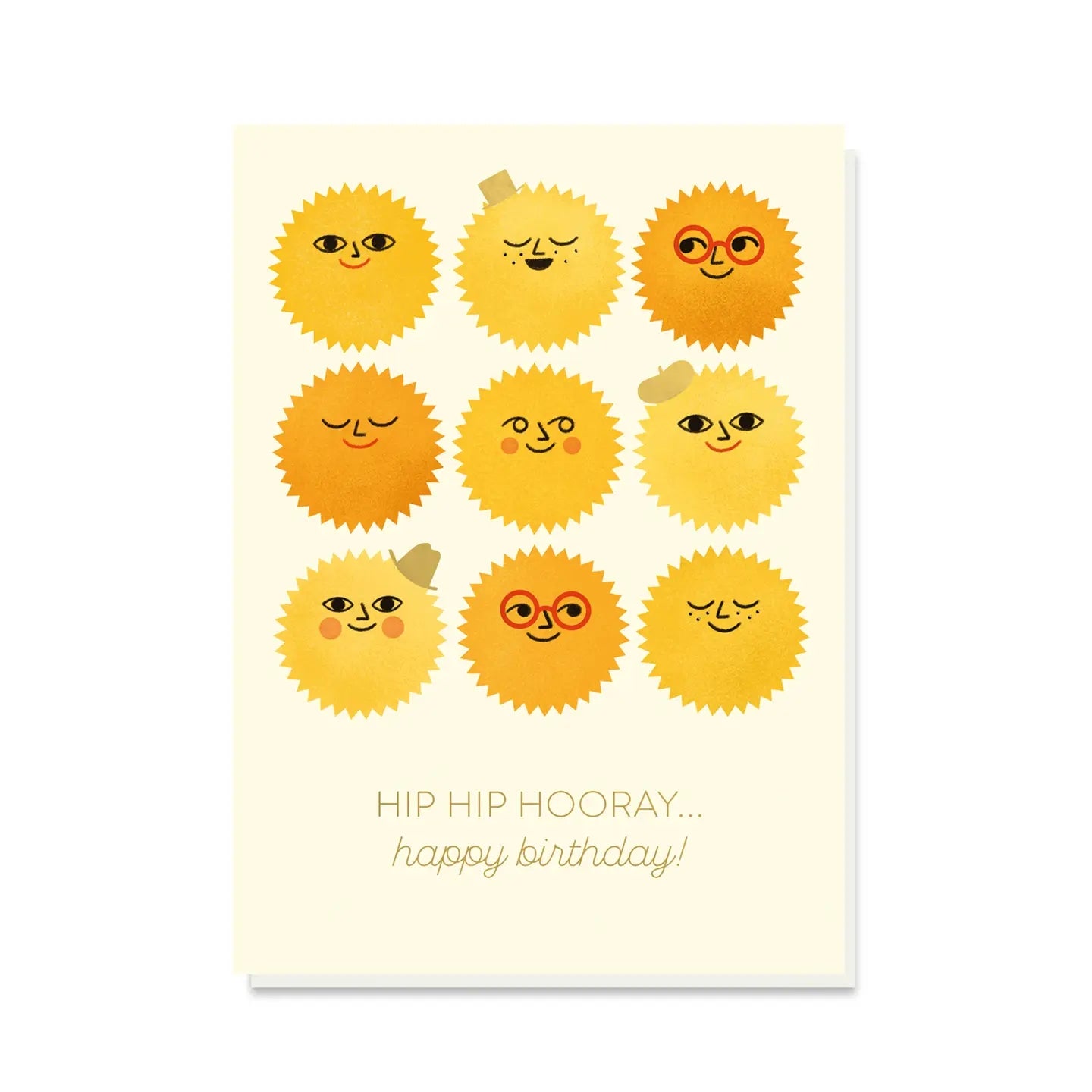 Sunny Faces Birthday Card