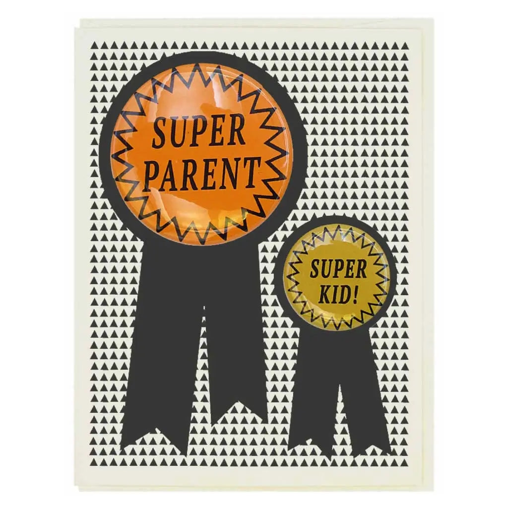 Super Parent and Super Kid Mother's Day Card