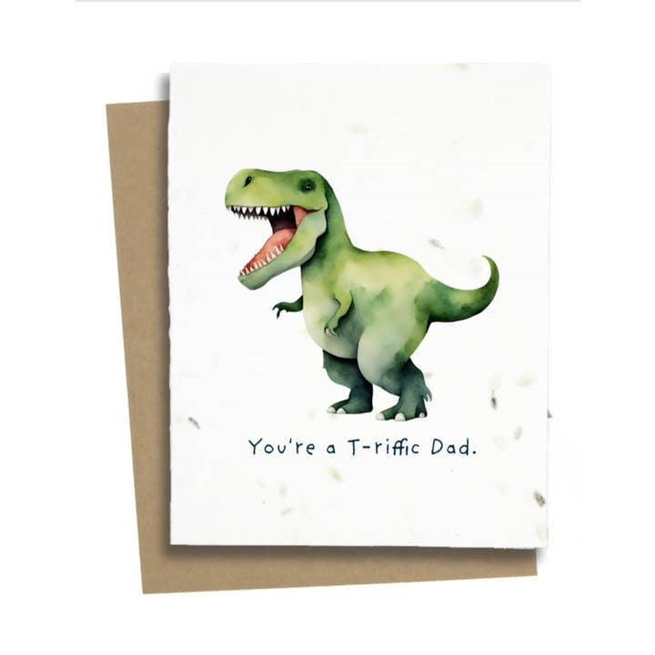 T-Riffic Dad Plantable Father's Day Card