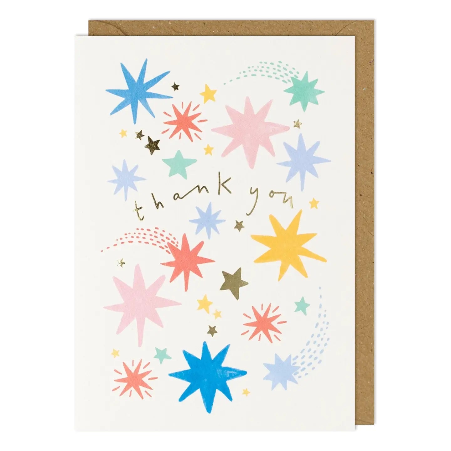 Stars Thank You Card