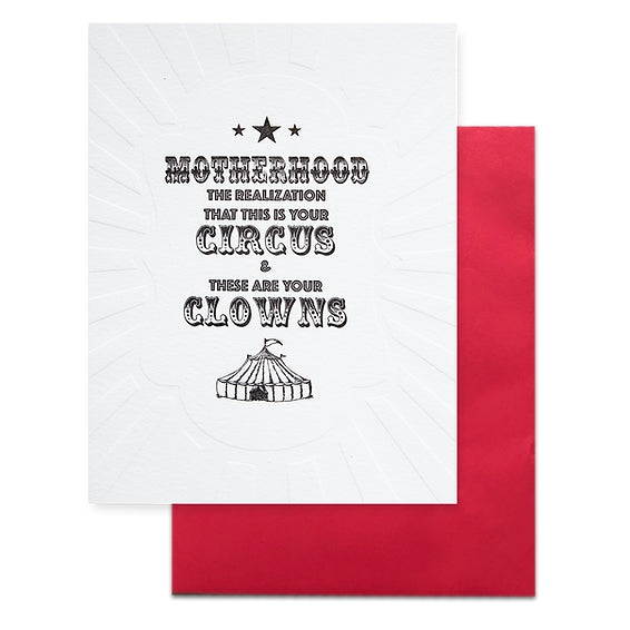 This Is Your Circus Mother's Day Card