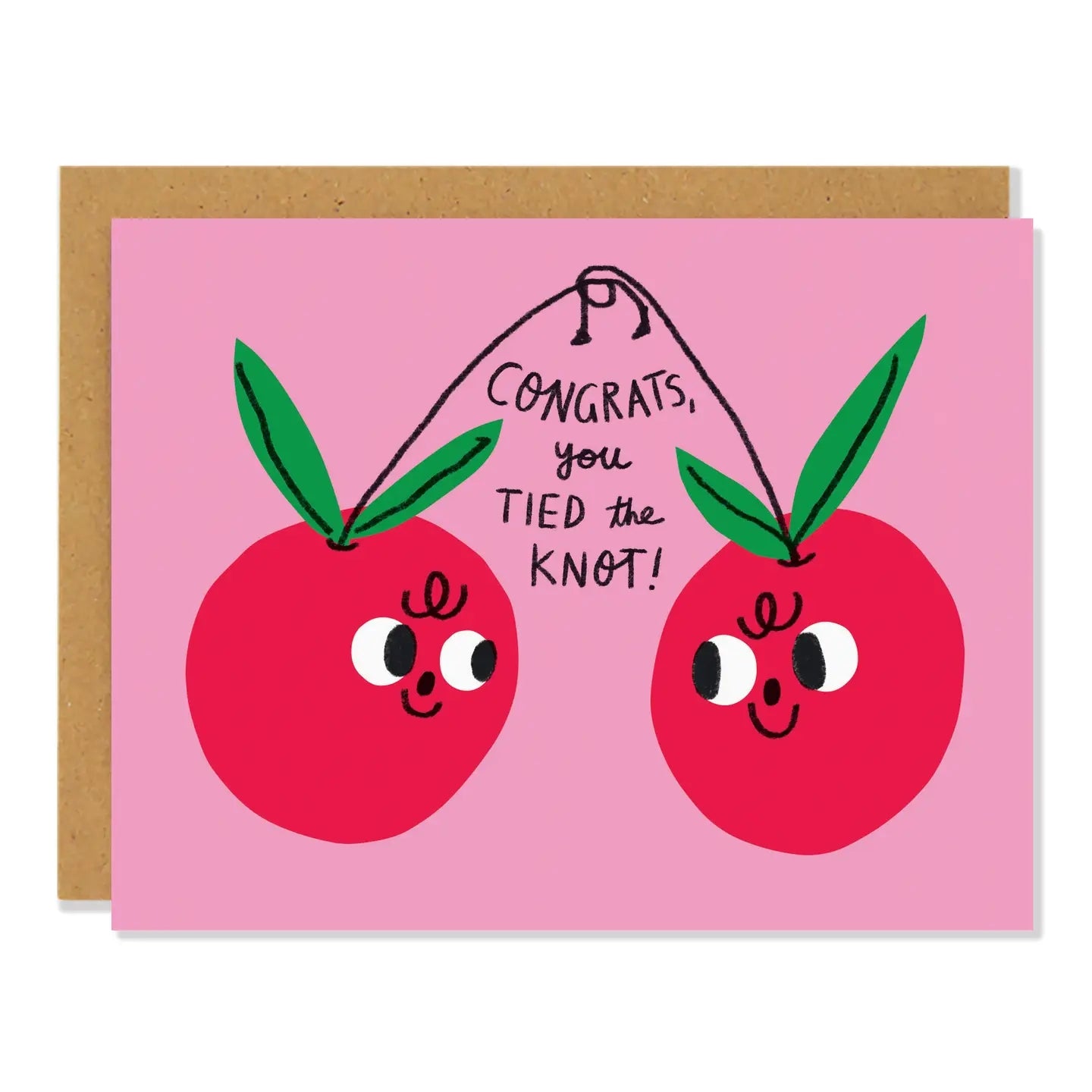 Tied The Knot Wedding Card