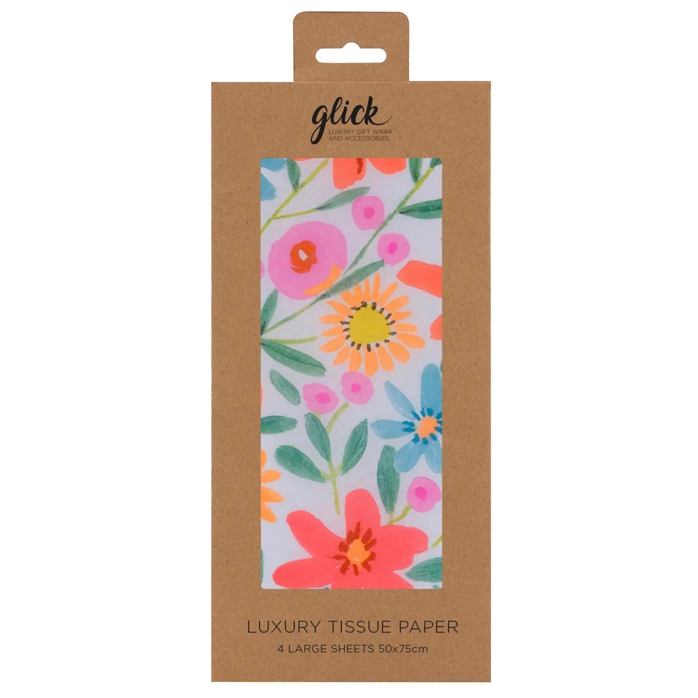 Blazing Blooms Tissue Paper