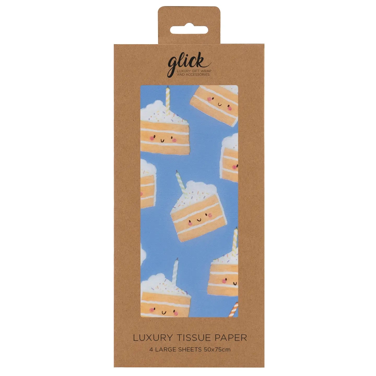 GLICK TISSUE PAPER  CAKEY BLUE