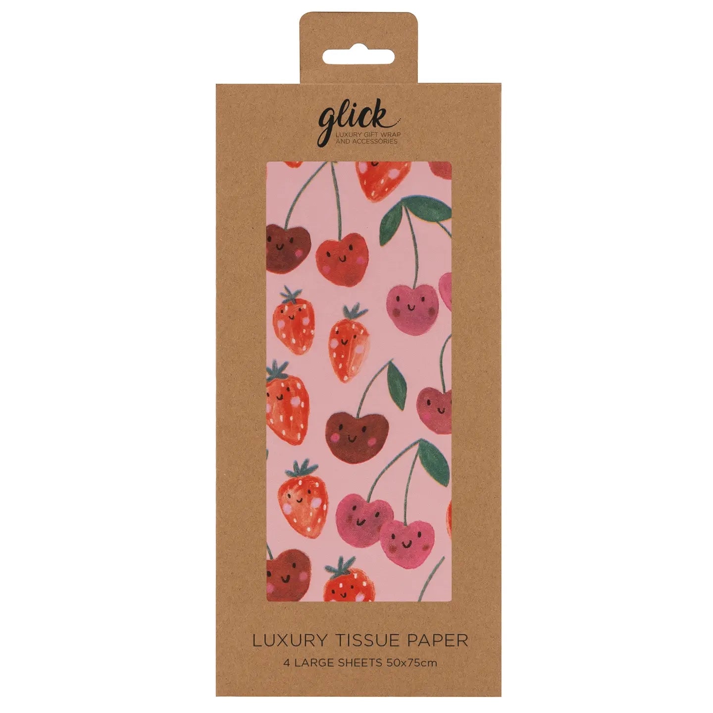 Cherry Strawbs Tissue Paper