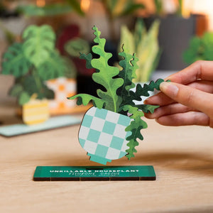 Dapple & Dot Wooden Pop Out Card | Fishbone Cactus