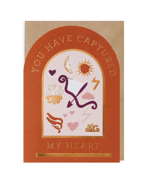 Captured My Heart Love Card