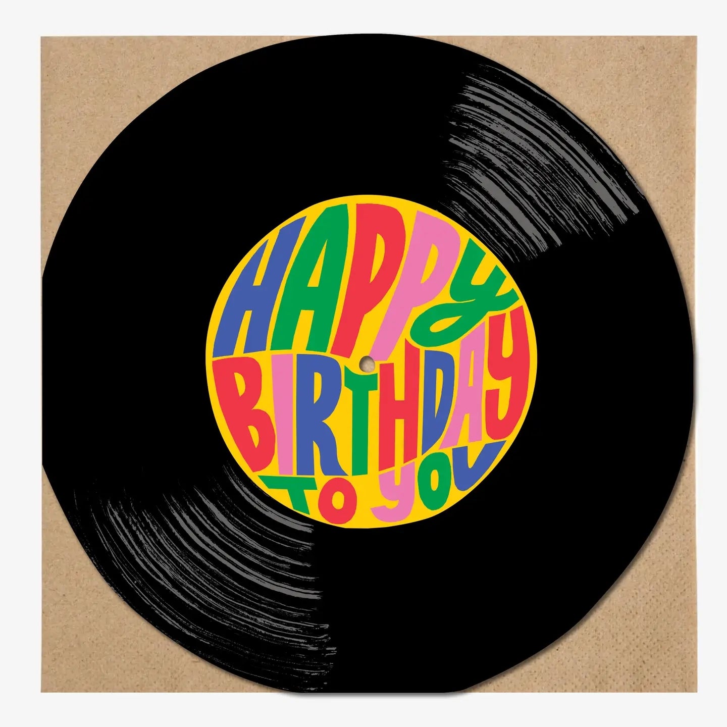 Happy Birthday To You Vinyl Card