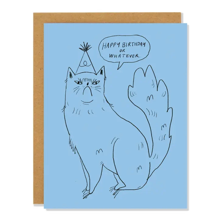 Whatever Birthday Card