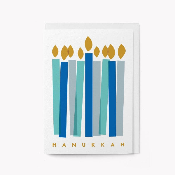 Candles Hanukkah Card