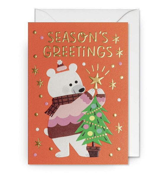 Polar Bear Christmas Card