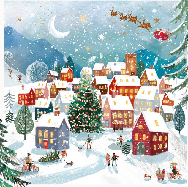 Ling Boxed Christmas Cards - Pack of 10 | Christmas Eve