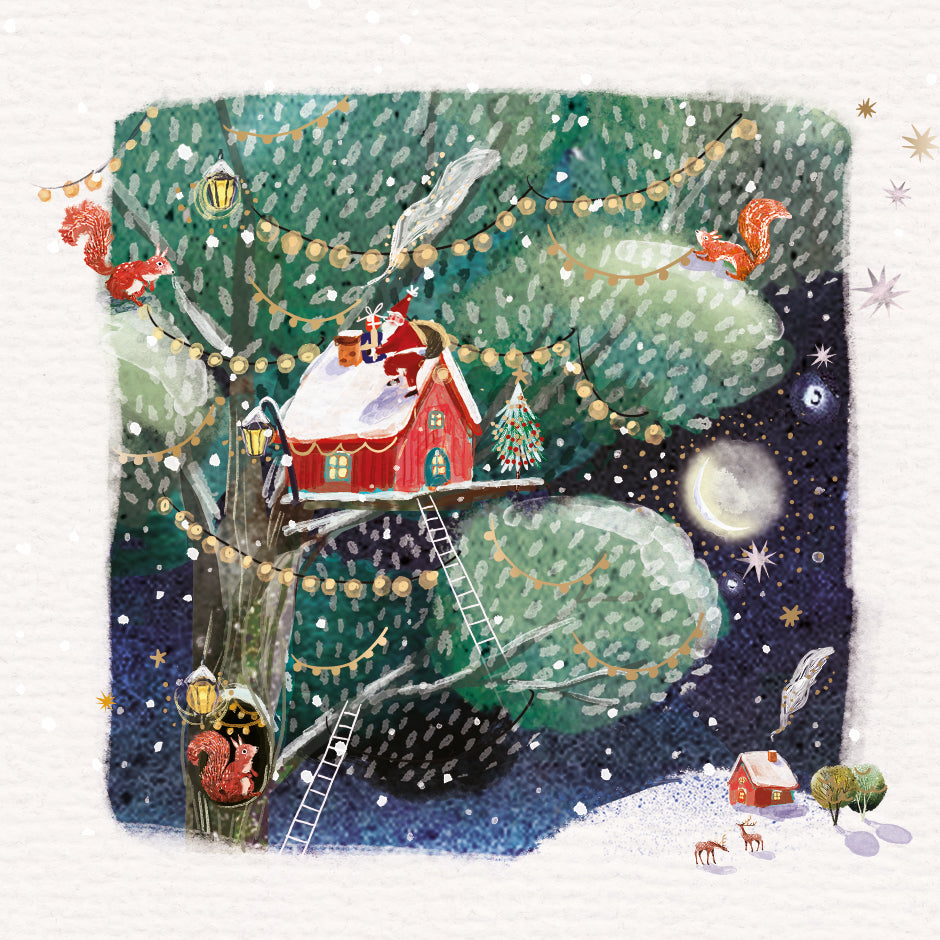 Ling Christmas Cards Wallet Pack of 8 | Christmas Tree House
