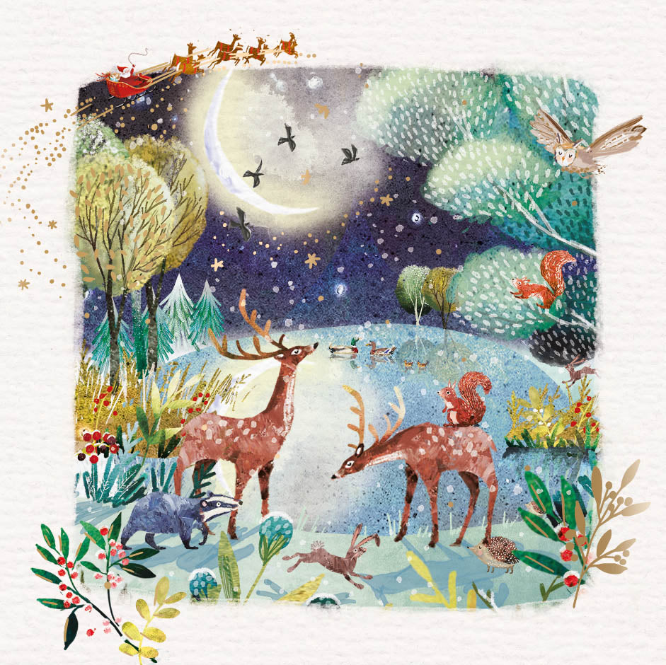 Christmas Tree House Christmas Cards Pack | Set of 8