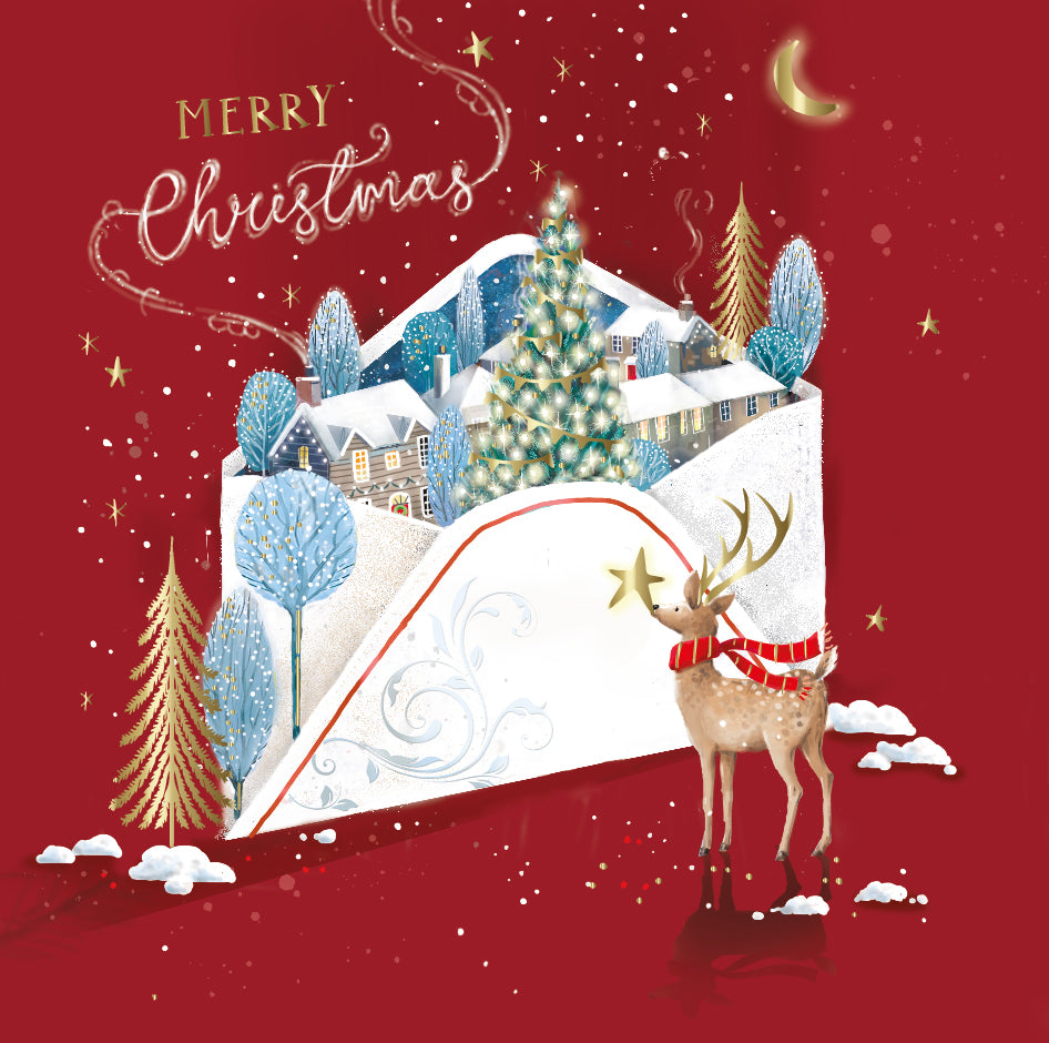 Christmas Time Christmas Cards Wallet Pack | Set of 8