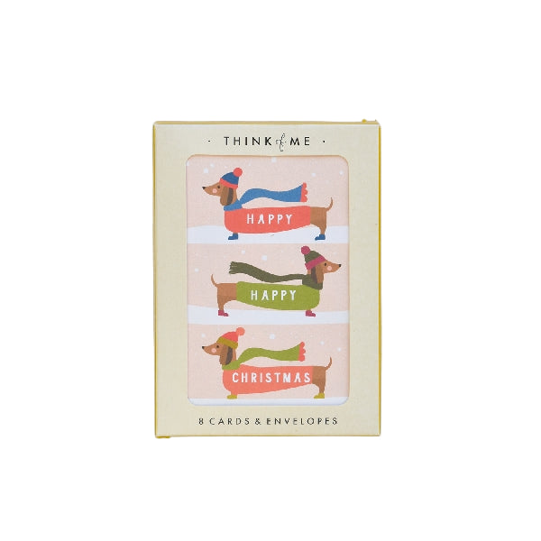 Happy Dog Christmas Card Pack