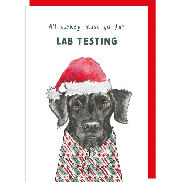 Lab Test Christmas Card