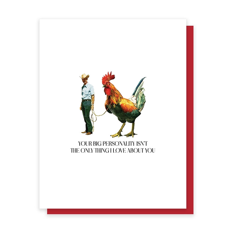 Big Personality Blank Humour Card