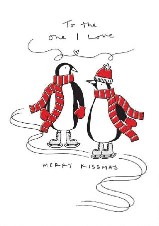 Merry Kissmas Christmas Card