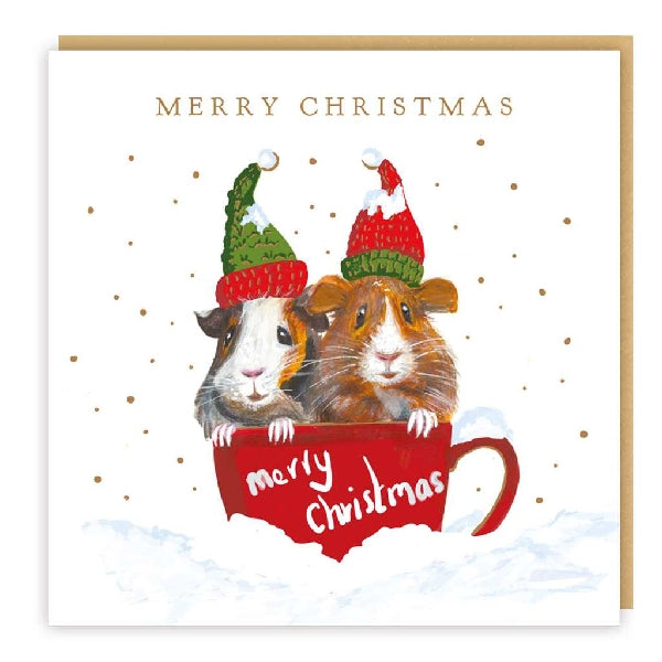 Festive Hamsters Christmas Card